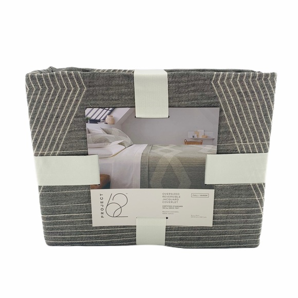 project 62 jacquard coverlet